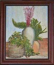 Plants in Wicker and Clay